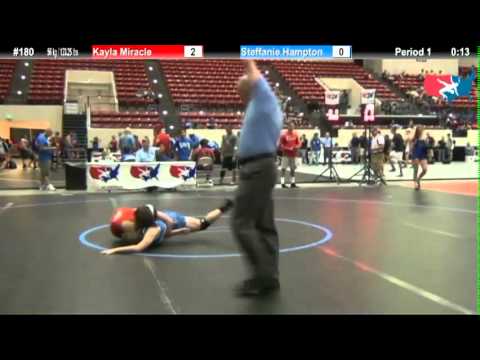 WM 56 KG - RD4 - Kayla Miracle (IN) vs. Steffanie Hampton (MI)