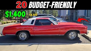 20 Classic Cars Priced to Move! ($1,4K–$8,5K)