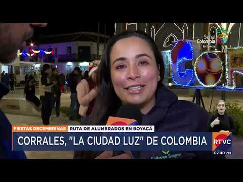 Conoce Corrales, en Boyacá, uno de los pueblos más lindos e iluminados de Colombia