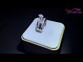 Wuziwen Engagement Ring Wedding Band Set Women Sterling Silver Bridal Sets Cubic Zirconia Marquise