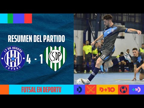 17 de Agosto 4-1 Pinocho - RESUMEN - Primera División masculina - Fecha 15 - #FUTSALenDEPORTV