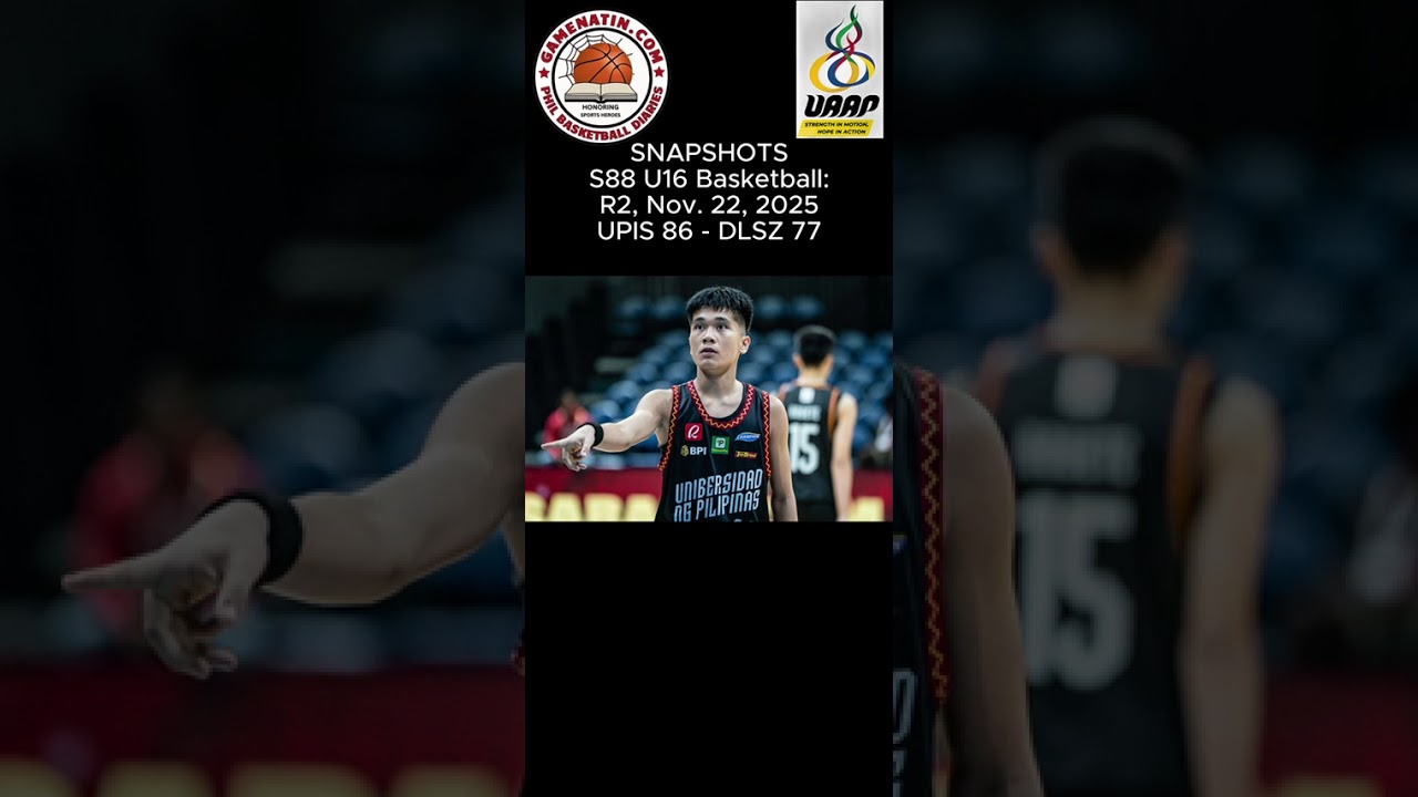 Snapshots: U16 Basketball - UP 86 - DLSU 77