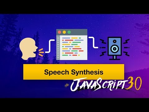 Javascript Text To Speech Javascript30 2330