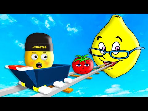 ТЕЛЕЖКА ЛИМОН И ПОМИДОР Roblox! Роблакс НУБАСТЕР