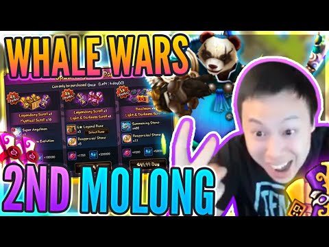 I Get My 2nd Molong?! - $300 WHALE Wars?! NAT 5 Summons & RTA! - Summoners War