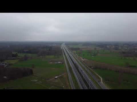 Belgium highway E34 to Antwerp 2021
