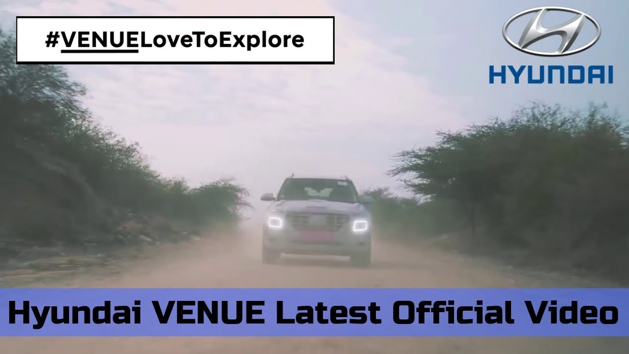 Hyundai VENUE/Styx/Qxi Official Video by Hyundai India | Features, Launch Date, LED DRLs & Sunroof🔥