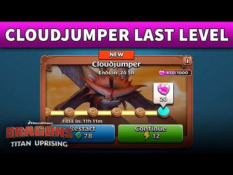 Dragons Titan Uprising Cloudjumper Last Level Battle | HOW TO GET ALL CLOUDJUMPER POINTS