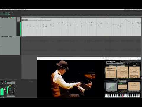 MIDI transcription of "Pascal Wintz plays Georgia On My Mind - version2"
