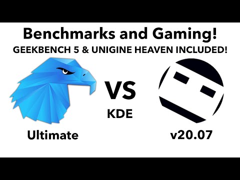 Garuda Linux KDE Ultimate vs Salient OS v20.07 KDE - Benchmarks and Gaming!
