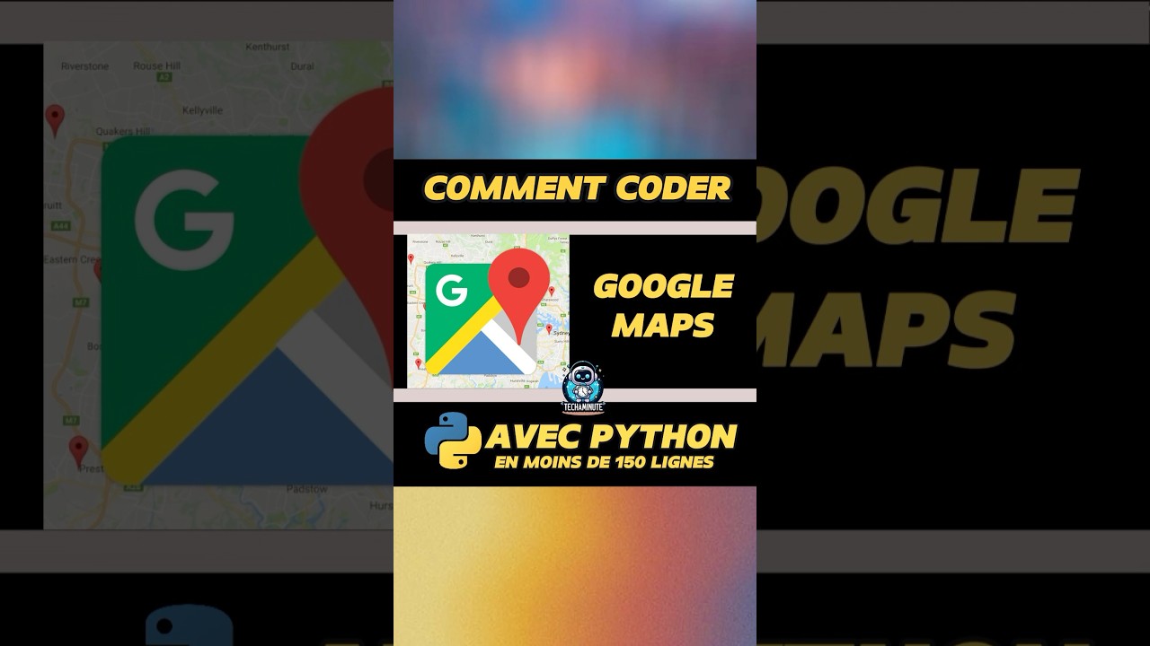 Coder Google Maps en Python #google #python #tech