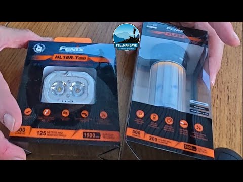 Best head light for wildcampers! The FENIX HL18R-T V2  headtorch and Fenix CL22R lantern-MEGATEST