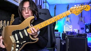 Video thumbnail for Fender Bruno Mars Signature Stratocaster Demo with Univibe Pedal - One Control BJF-S100 by TomoFujitaMusic