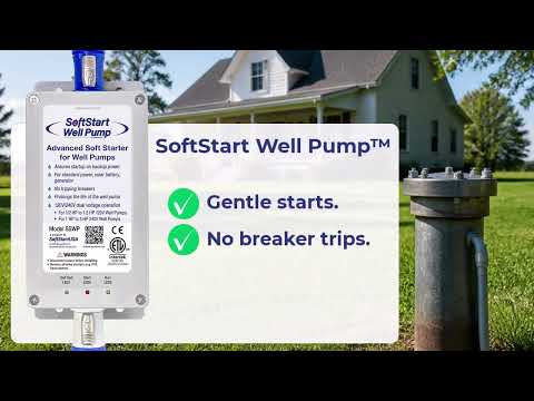 
SoftStart Well Pump™ - No Power is Bad. No Water is Worse. 