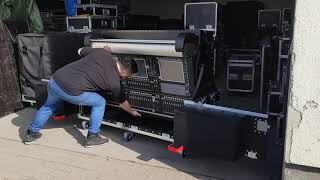Video thumbnail for Flip-Ready Detachable Easy Retracting Hydraulic Lift Case for Digico SD7 Digital Console by ZCase by ProX Live Performance Gear