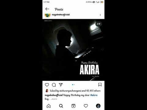 Birthday wishes for Akhira Nandan