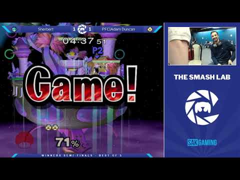 The Smash Lab 109 Winners Semis - Sherbert (Peach) vs PFC|Adam Duncan (Sheik)