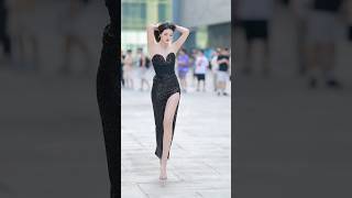 beautiful girl street fashion tiktok #chinesefashion #mejoresstreetfashion #shorts