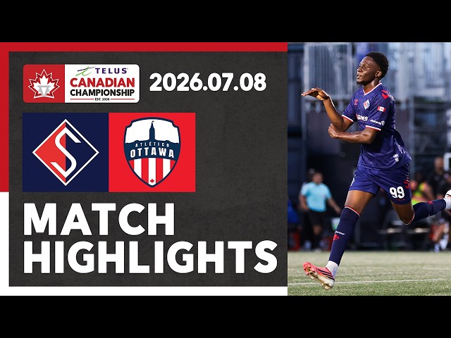 HIGHLIGHTS: FC Supra du Québec vs. Atlético Ottawa | TELUS Canadian Championship Quarter-final Leg 1