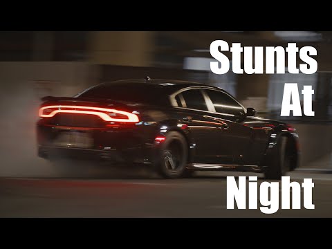 Car Stunts At Night in LA!!