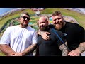 World's Strongest Man vs Ireland's Strongest Man Crazy Golf!