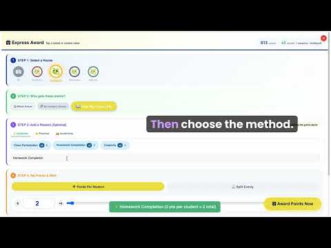 TrackEDU award points video