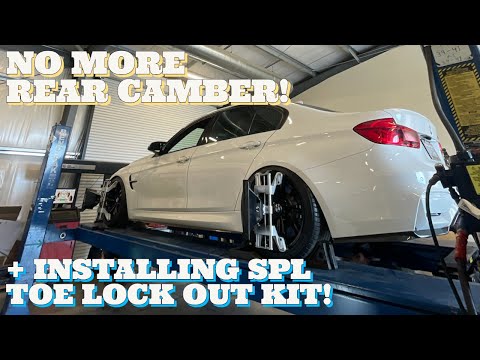 Installing SPLParts Toe Lockout Kit + Getting rid of the rear camber on my F80 M3!