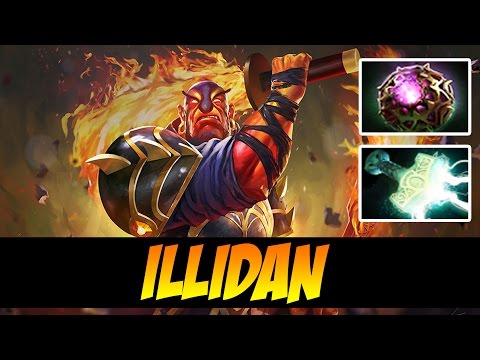 ILLIDAN MASTERY WITH EMBER SPIRIT - Mjollnir And Octarine Core - Dota 2