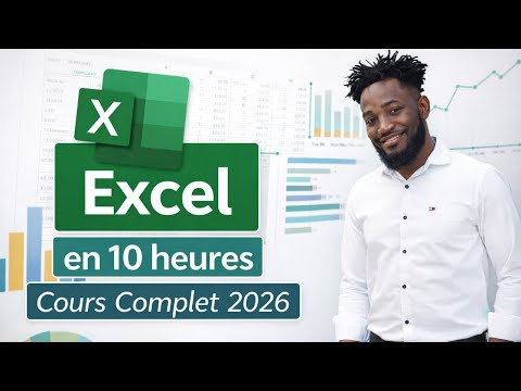 Excel pour l’Analyse des Données — Cours Complet (10h) | Gratuit + Certificat (2026)