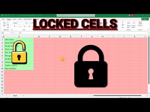 How to Lock Cells in Excel (Protect Worksheet)