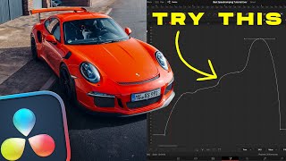 Melhor NOVA MANEIRA de acelerar a transição de rampa no Davinci Resolve