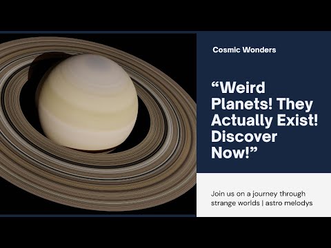 5 Weirdest Planets That Actually Exist!😱 | Astro Melodys