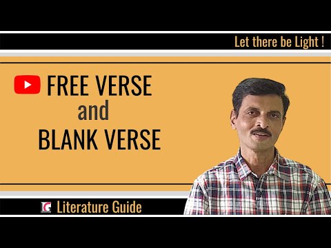 Free Verse and Blank Verse| Free Verse| Blank Verse | #LiteratureGuide