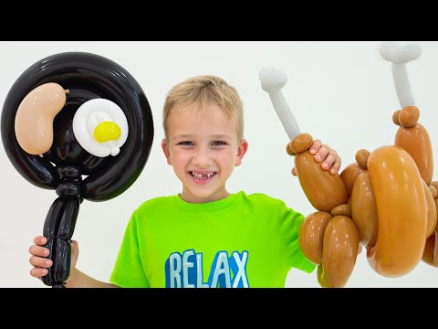 Vlad and Niki have fun with toys - the most popular series for children