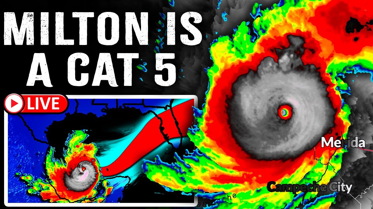 🔴Major Hurricane Update: Milton Still Intensifying, Catastrophic Impacts Expected