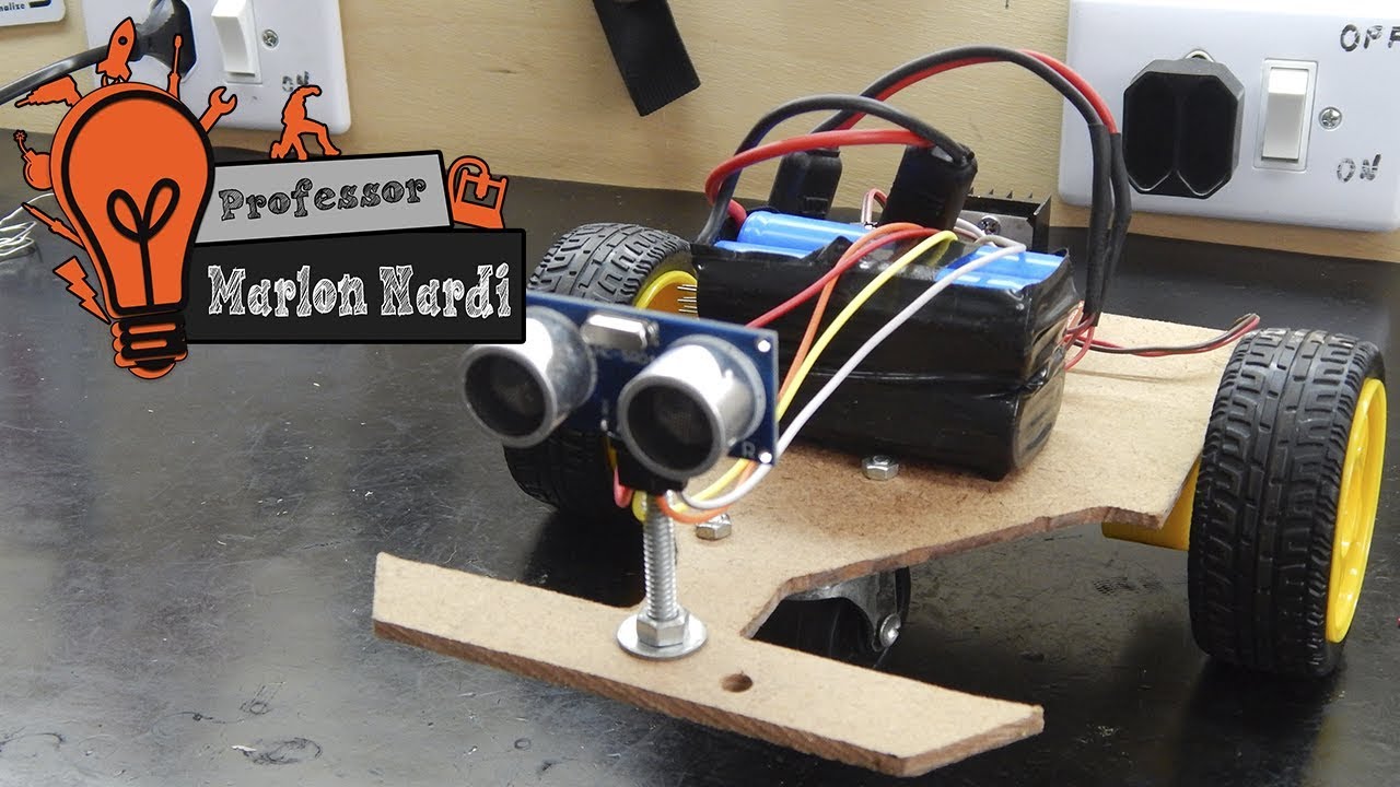 Universo Robôs #1 - Como Fazer um Robô que Desvia de Obstáculos com Arduino e Ultrassônico 1/2