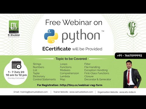 Live Python Webinar Python Programming For Beginners Python Tutorial Day 2 15720 21720