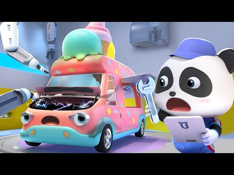 Baby Repairs Ice Cream Truck | Monster Truck | Kids Song | BabyBus
