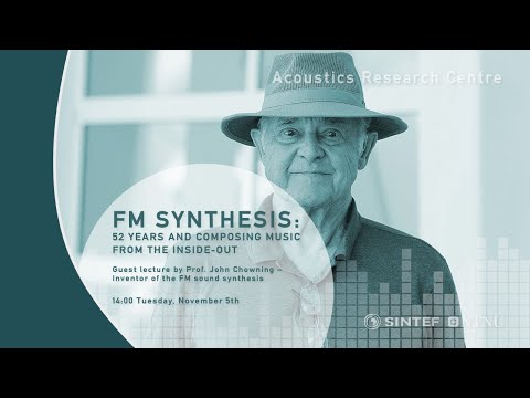 Guest lecture at NTNU by Prof. John Chowning – discoverer of the FM sound synthesis
