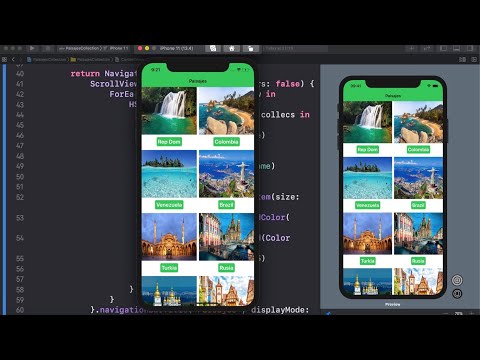 SwiftUI How to implement UICollectionView, no UIKit Xcode 11.4.1 (part 1 )