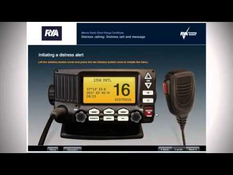RYA Marine Radio Short Range Certificate Course   VHF Radio Licence