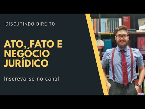 Atos, fatos e negócio Jurídico Direito Civil