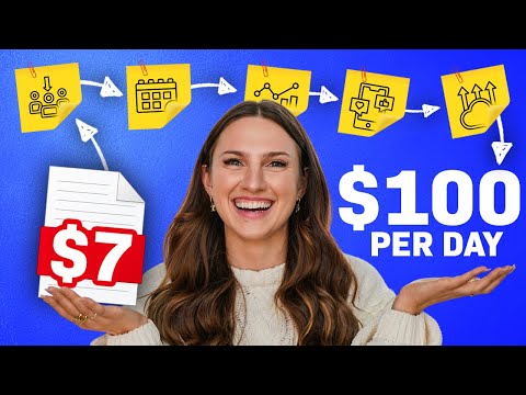 How To Make $100 A Day With A $7 Product (beginner friendly)