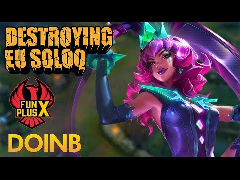 Destroying EU SoloQ: FunPlus Phoenix Doinb - Qiyana Mid Lane - KDA 14/1/5