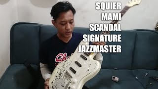 Video thumbnail for Review Squier Mami Scandal Signature Jazzmaster by The Box Studio Recording