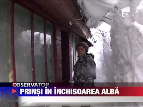 Mii de oameni izolati in Glodeanu Silistea 14 FEBRUARIE 2012