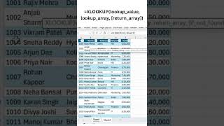 Learn XLOOKUP in 30 Seconds! Excel's Most Powerful Function! 🔍💥