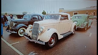 Old Ford Rally 2025 British Motor Museum Gaydon Vintage Classic Car Show  Hot Rat Rod Model A V8 Pop