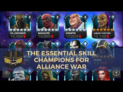 The Essential Skill Champions for Alliance War
