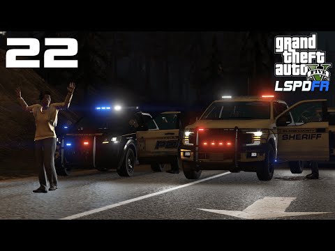 GTA V: LSPDFR 0.4.8 Patrol #22 - Night Felonies at Paleto Bay